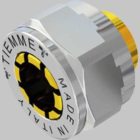 ADATTATORE CROMATO PER TUBO RAME - DM 12 - 24x19