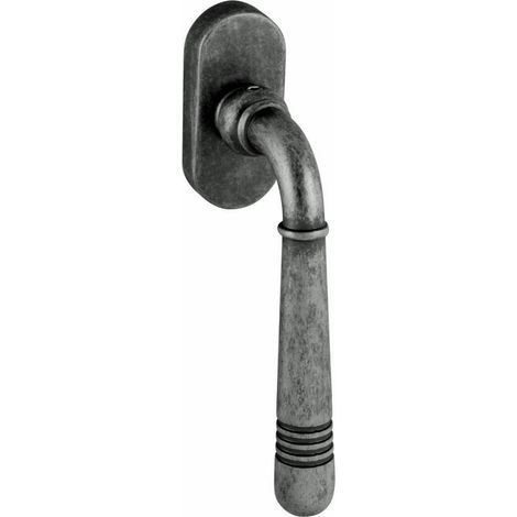 Vintage-Optik Türdrücker Fenstergriff Beschläge Antik Grau Langschildgarnitur Fenstergriff