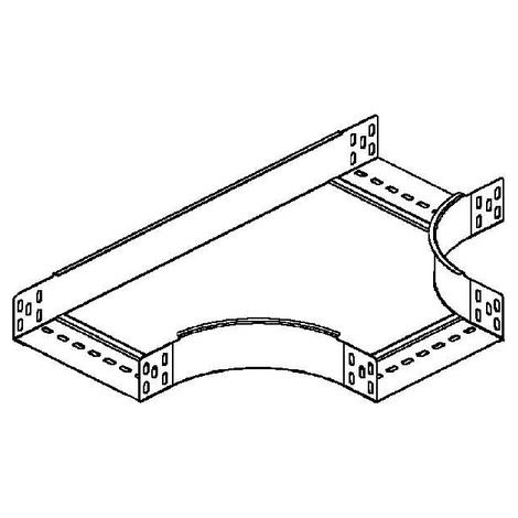 Niedax Connecteur en T galvanisé acier robuste 60x402 mm