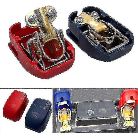 paire de bornes de batterie à dégagement rapide pour voiture, caravane et camping-car (1/5)