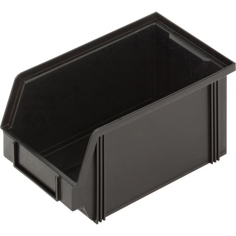 Alutec 1394004197 ESD Sichtlagerkasten CB4MC (B x H x T) 145 x 125 x 235 mm Schwarz 1 St.