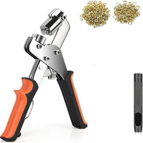 Kit de perforation à œillets de 10 mm avec 300 or œillets, ensemble professionnel d'œillets magnétiques, pince à œillets (1/5)