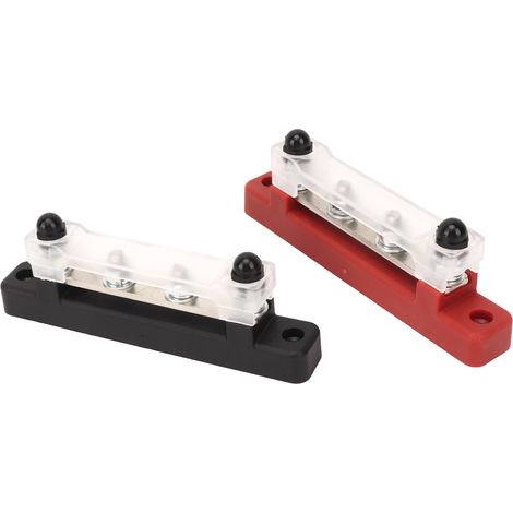 1 Paar Stromverteilerblöcke 12–48 V 150 A M6-Schraubklemmen für Autos, LKWs, Wohnmobile, Boote (1/5)