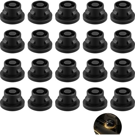 20 PCS Silent Bloc Boite a Air pour Moteur Diesel 1.6, Silent Bloc de Circuit d’Admission d’Air Support Boîtier Filtre, Fixation Antivibration Durable Haute Résistance (1/5)