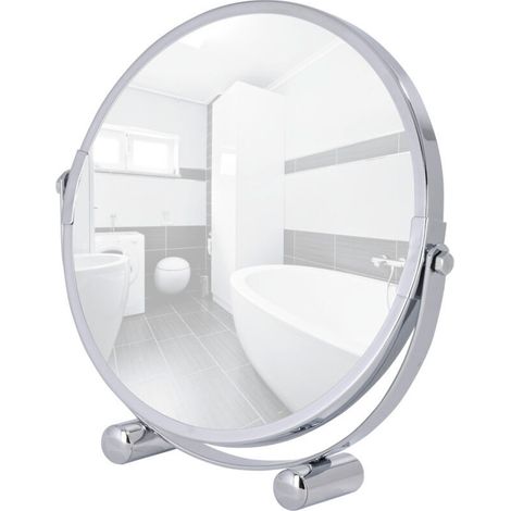 Carmdering 5Loupe, miroir grossissant de maquillage de bureau, diamètre17Centimètres, acier, dimensions19x19x4centimètres, chromés (1/5)