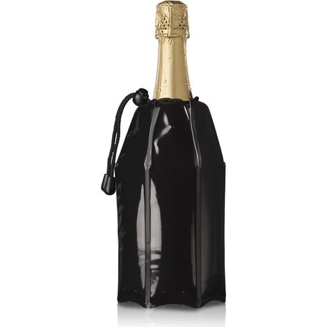 Vacu Vin Custodia Refrigerante per Champagne Nera (1/4)