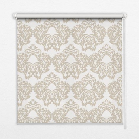 Tenda a Rullo Interna per Finestra - Tenda Filtrante Luce - Tenda Privacy - Tenda Decorativa Rettangolare - Rullo per Interni - (70 cm x 140 cm) - Fantasia beige