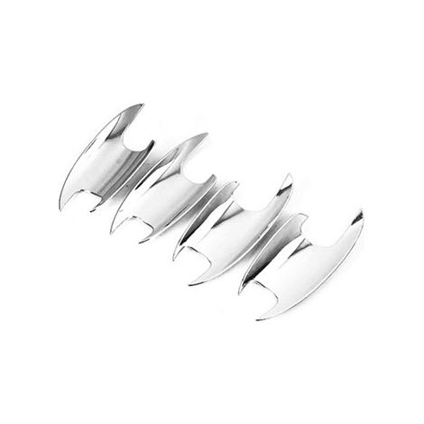 1 set. Color: Silver. Material: Plastic. Car door handle stickers, door trim strips, exterior door handle bright strips. (1/4)