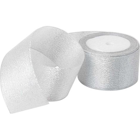 ARPIMEX Nastro Natale Sparkles H 40 Mm L 9 Mt Silver