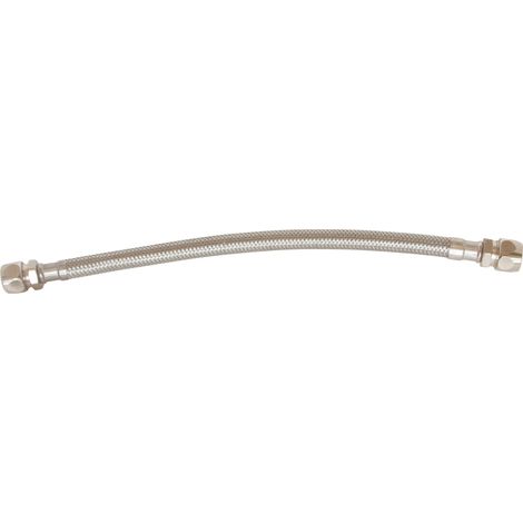 Flexible sanitaire - 2 Raccords bicones tube cuivre Ø10 et Ø12 L: 200mm DN8 (1/3)