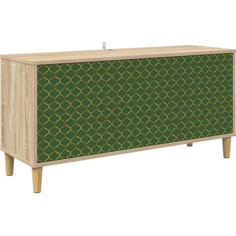 TV-Schrank GELEEN 102 x 33 x 50 cm Sonoma Holzwerkstoff vidaXL (1/5)