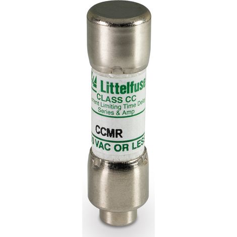 Fusibile cilindrico industriale, 10,3x38mm, classe CC, 600V 5A, per protezione motori, a norme UL-CSA - Littelfuse CCMR005 (1/2)