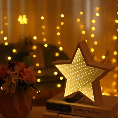 Étoile lumineuse à LED – Lampe étoile à LED et veilleuse pour enfants