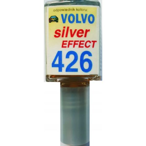 Reparación de arañazos en la pintura del Volvo 426 con efecto plata, 10 ml arasystem (1/5)