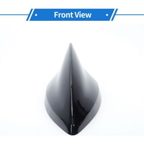 Antenne véhicule Antenne Aileron De Requin Toit Universel Am/Fm Pour Voiture Auto Suv Camion Abs Base Adhésive Noir (1/5)