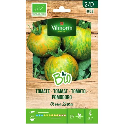 Vilmorin Garten Bio -Tomatensamen grÐ©nes Zebra ca. 0,15 g