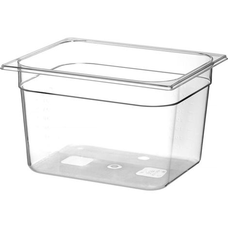 Transparenter GN-Behälter aus Polycarbonat GN 1/2 Höhe 150 mm - Hendi 861417 (1/5)