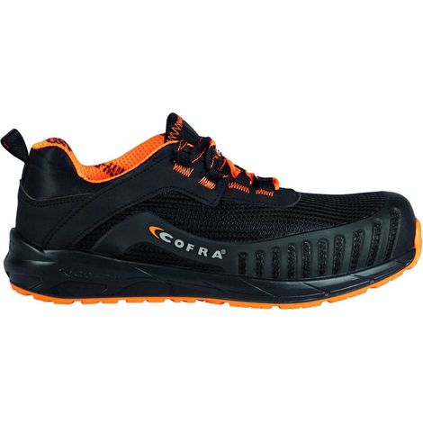Scarpe Cofra Performance Globet S1PS FO SR Nero/Arancione 46