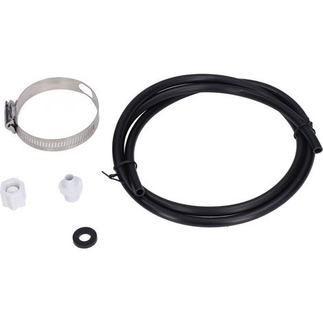 Kit de raccordement pour doseur de chlorinateur avec écrou, joint, collier de serrage et tuyau pour pièces HAYWARD CL200 CL220 (1/5)