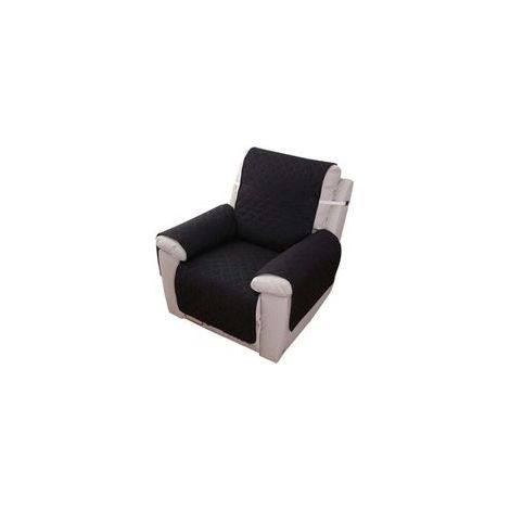 Housse Fauteuil Relax 1 Place, Housse de Canapé Protecteur Inclinable Imperméable pour Chambre （Noir 55200cm） - (1/5)