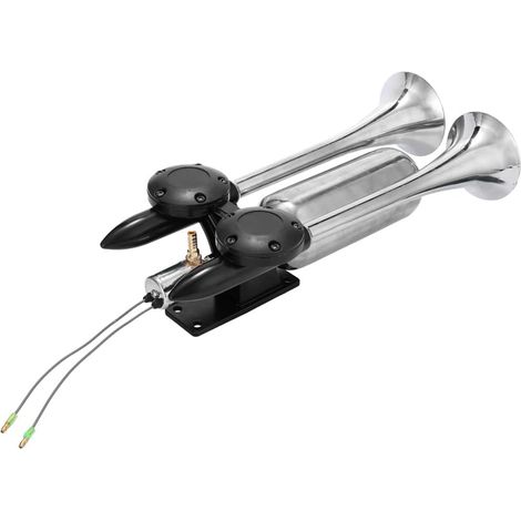 Universal 300db Dual Trumpet Air Horn Kit (1/4)