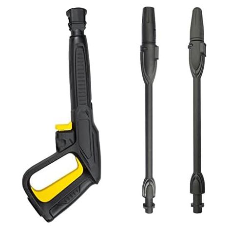 Pistolet à eau haute pression avec pistolet à jet et pistolet rotatif, compatible avec le Nettoyeur haute pression karcher K1 K7 (1/5)