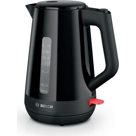 Bosch TWK1M123 Hervidor eléctrico 1,7 litros negro