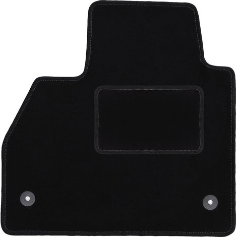 Tapis conducteur en velours pour : Renault Kangoo II combivan (2007-) noir (1/5)