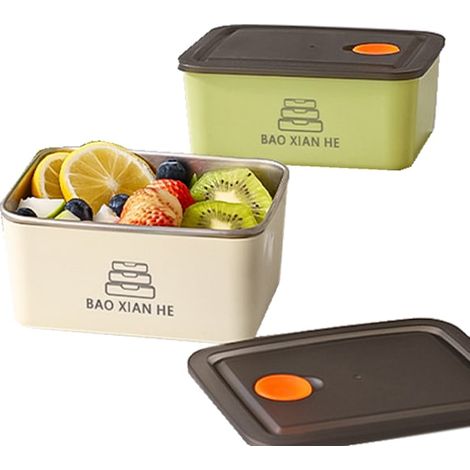 Boîte à lunch Bento pour les repas, étanche, compatible micro-ondes, empilable, design pratique, réutilisable et facile à transporter.-AquaForge (1/5)