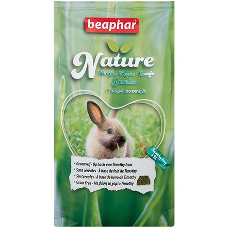 Beaphar Nature Rabbit Junior Food in Pellets fЩr Babykaninchen, 1,25 kg