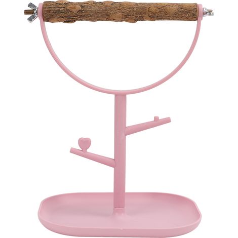 Perchoir de table portable pour perroquets de petite et moyenne taille, idéal pour l'entraînement et le jeu. (1/5)