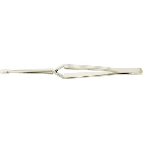 Brucelles RS PRO 5518.C.NP pointe Plat dentelé en Acier au carbone, L. 160 ( Prix pour 1 )