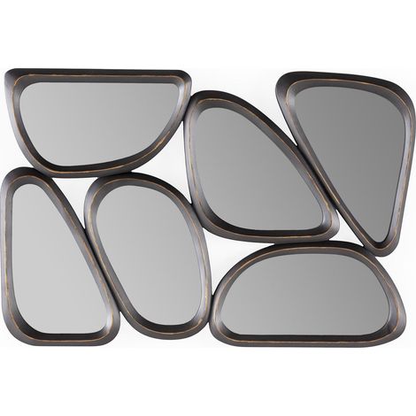 Miroir design gris élégance intemporelle - Gris anthracite moderne et chic (1/3)