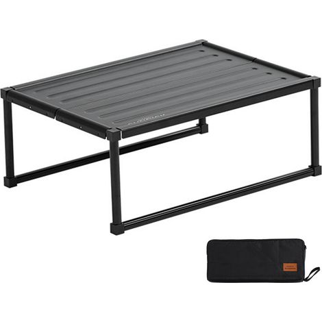 Table pliante aluminium légère compacte pour camping pique-nique barbecue extérieur portable résistante durable (1/4)