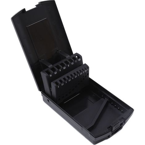 Cassette vide STIER pour forets DIN 338, 1-10 mm, 19 pièces (1/4)