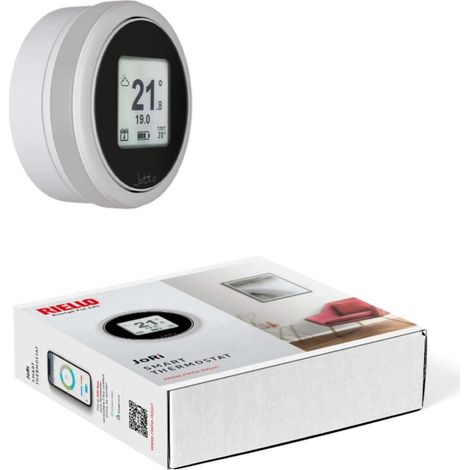 Thermostat riello JoRi blanc design moderne e ink