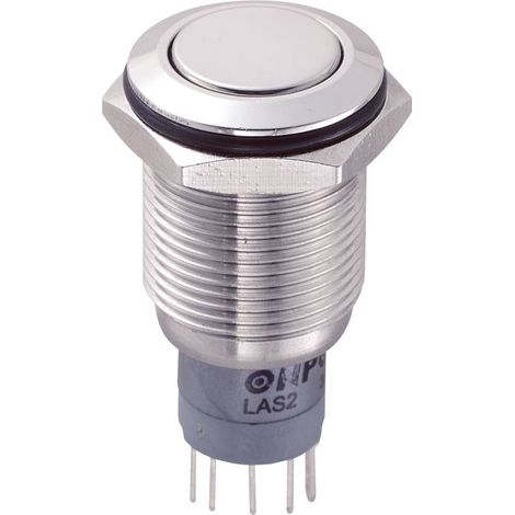 TRU COMPONENTS 701966 LAS2GQF-11Z/S/P Interruttore antivandalo 250 V/AC 3 A 1 x On / On Permanente 1 pz. (1/2)