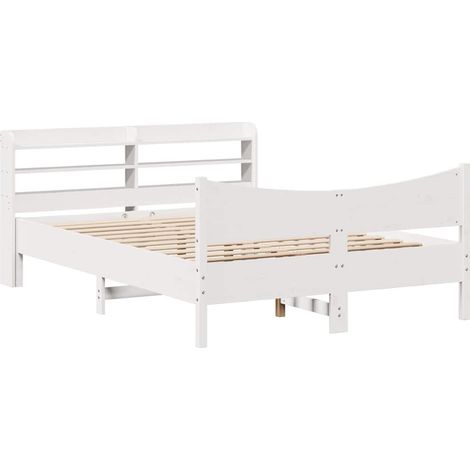 Maison Exclusive - Estructura de cama con cabecero madera de pino