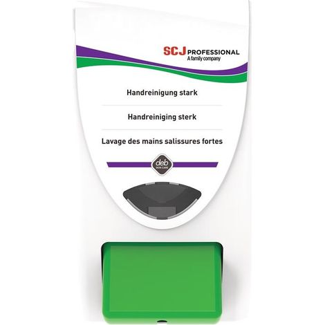 Distributeur mural en plastique PROLINE pour cartouches de 2 l nettoyant puissant pour la peau Systèmes de distribution DE DSS-DE (PR)