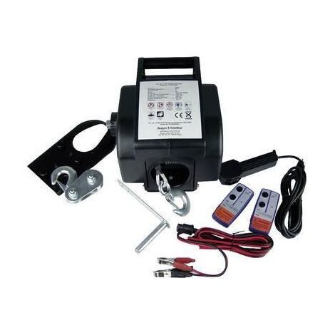 Berger & Schröter Cabrestante de cable lb2000 12 V 1361 kg