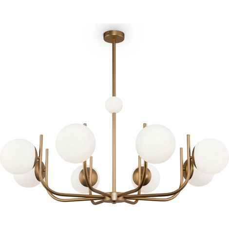 Lampada pendente Modern in Metallo Rendez-vous Ottone (1/2)