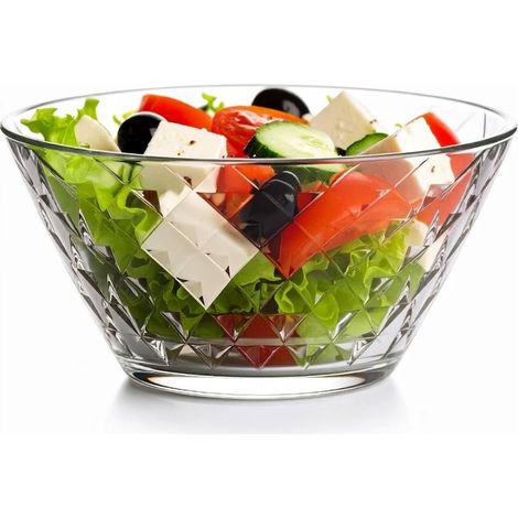 Saladier Verre Rainures 12 cm, Petit Bol, 8 Pièces (1/5)