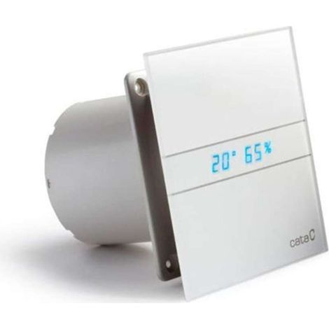 Sapho Cata E - Extractor de aire axial automático, E-150 GT, 150 W, tubería 100 mm, blanco 00902200 (1/5)