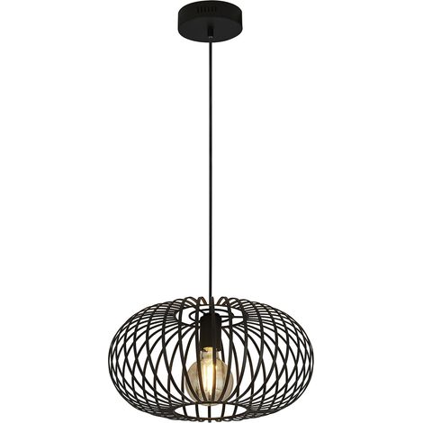 Avery Pendant Convertibile in Semi-Flush - Metallo Nero (1/5)