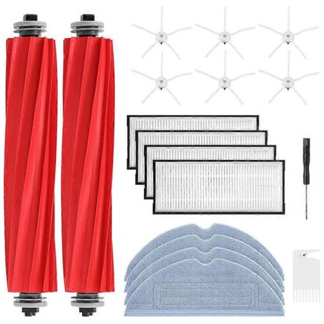 LAN Accessoires pour aspirateurs Roborock S7/S7+/S7 MaxV/S7 MaxV Ultra/S7 Pro Ultra : brosses principales, brosses latérales, filtres, lingettes (1/5)