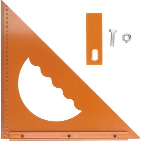 31x31cm 90° Precision Carpenter's Square - Aluminum Right Angle for Carpentry and DIY (Laser Graduation) (1/5)