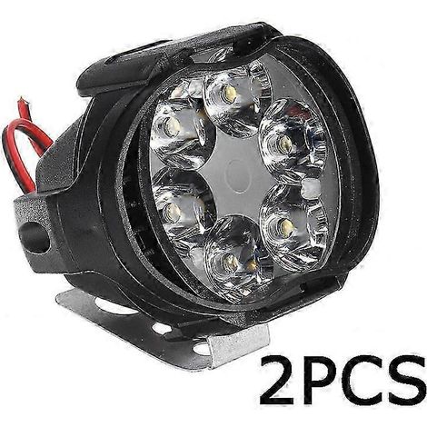 Phare auxiliaire à 6 LED pour moto, projecteur, lampe pour véhicule, phare auxiliaire à 6 LED, luminosité pour voiture électrique (1/5)