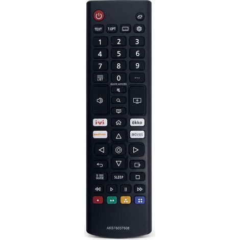 Telecomando TV compatibile con LG, modello AKB76037608 (1/5)