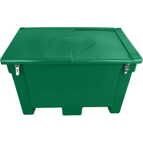 Bac de stockage de denrées animales/multi-usages 200l avec grenouillères (1/3)