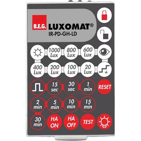 IR-PD4-GH télécommande à infrarouge pour grande distance LUXOMAT 92479 (1/2)